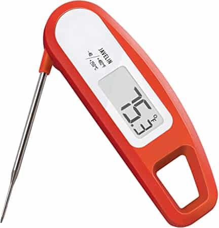 Lavatools PT12 Javelin Digital Instant Read Meat Thermometer for Kitchen, Food Cooking, Grill, BBQ, Smoker, Candy, Home Brewing, Coffee, and Oil Deep Frying
