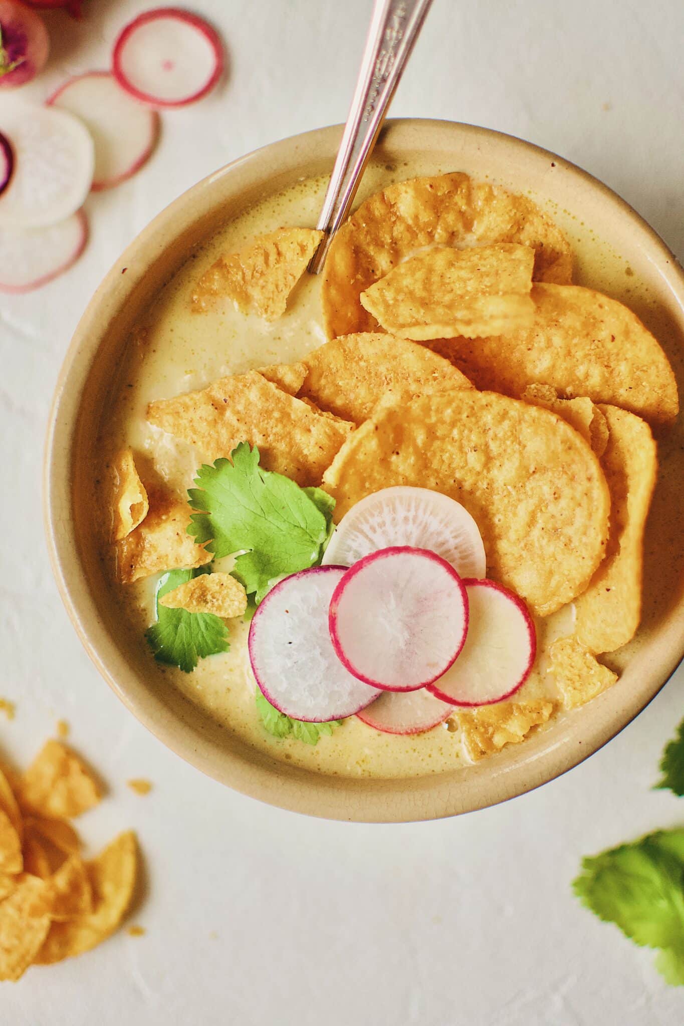 Joanna Gaines Creamy Chicken Poblano Soup prepared by KendellKreations.com