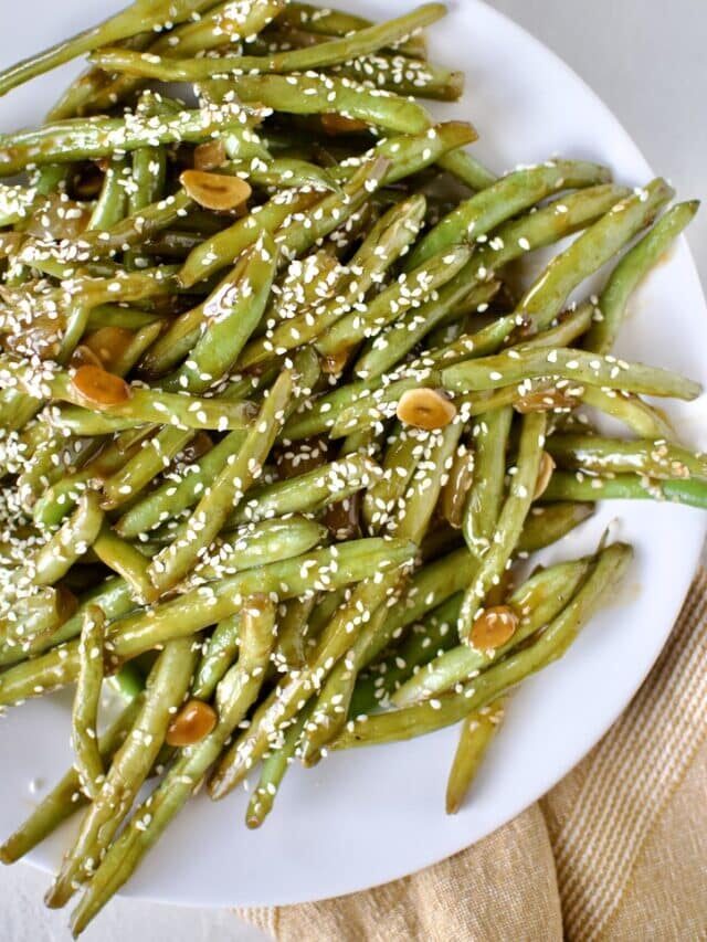 How to make Take-Out and Buffet Style Chinese Green Beans at Home!