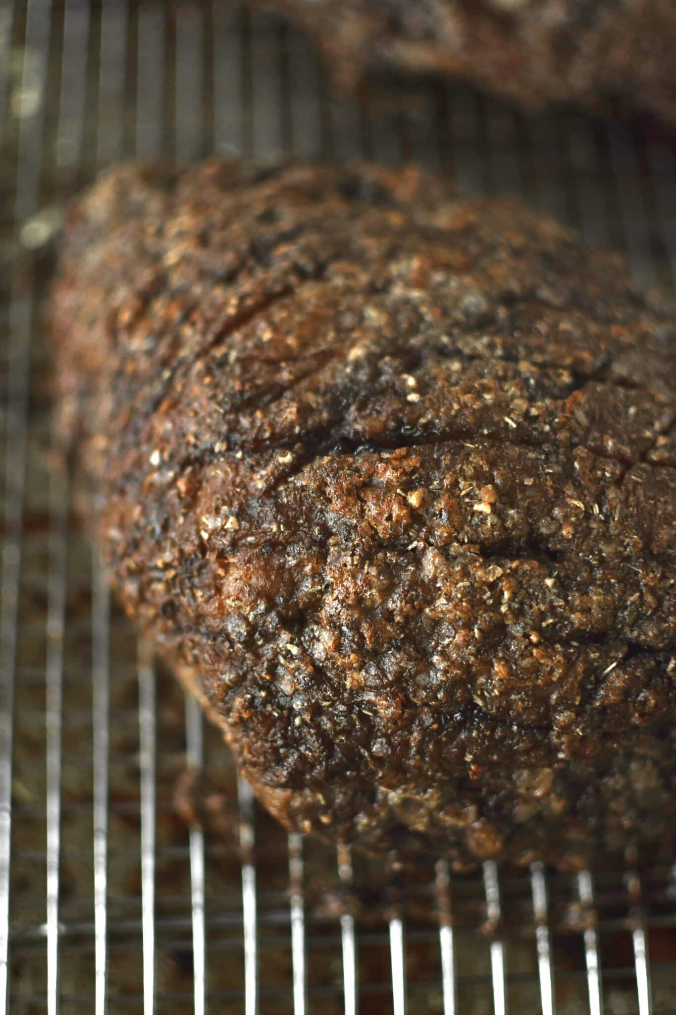 Seasoned beef after roasting.