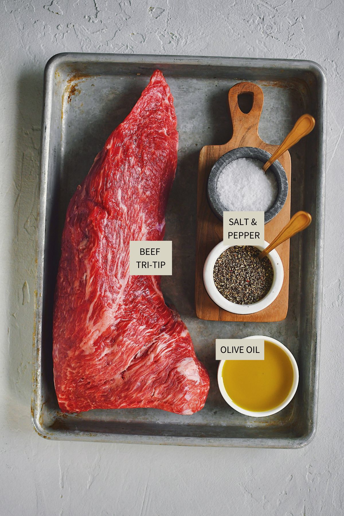Ingredients needed for How to Cook Tri-Tip.